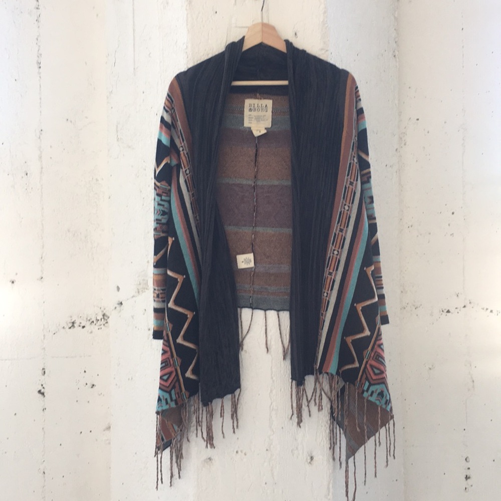 Southwestern pattern sweater boho